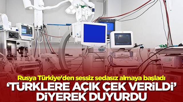 Rusya T&uuml;rkiye'den sessiz sedasız almaya başladı: 'T&uuml;rklere a&ccedil;ık &ccedil;ek verildi' diyerek duyurdu
