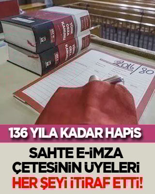 Sahte e-İmza çetesinin üyeleri her şeyi itiraf etti!