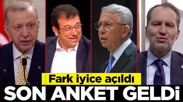Son anket sonu&ccedil;ları geldi! İki siyasi arasındaki fark a&ccedil;ıldı