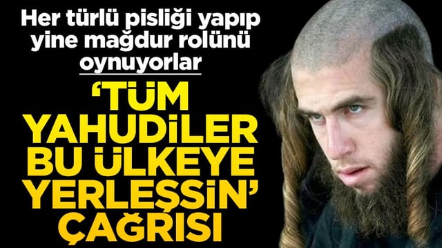 Soykırımcı İsrail yine mağduru oynadı! "Hepiniz İsrail'e gelin"