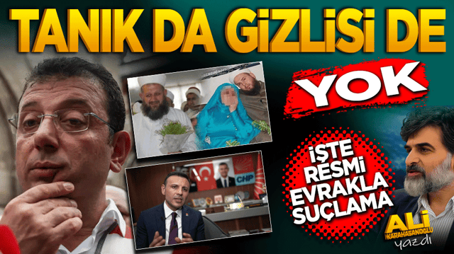 Tanık da, gizlisi de yok; işte resmi evrakla su&ccedil;lama