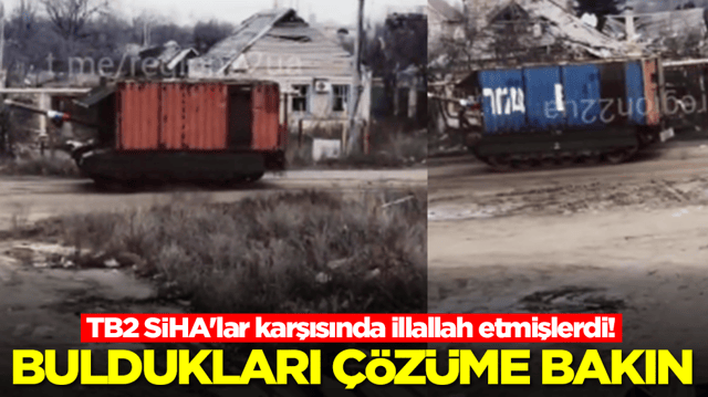 TB2 SİHA'lar karşısında illallah etmişlerdi! Buldukları &ccedil;&ouml;z&uuml;me bakın
