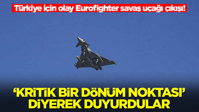 Yunanistan'ın Eurofighter'lar konusunda ikna edemediği &uuml;lkeden T&uuml;rkiye i&ccedil;in olay s&ouml;zler: Bu daha başlangı&ccedil;
