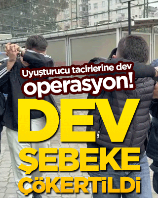 Uyuşturucu tacirlerine dev operasyon! Dev şebeke çökertildi, 4 ilde düzenlenen baskınlarda tutuklama yağmuru geldi