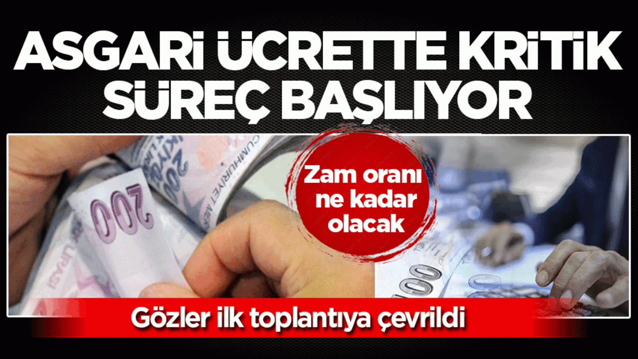 Asgari ücrette kritik süreç başlıyor: 2026 asgari ücret zammı ne kadar olacak, nasıl belirlenecek?