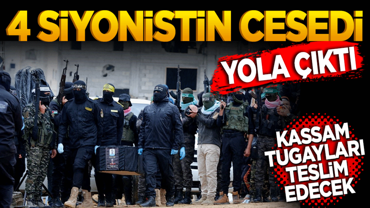 4 Siyonist’in cesedi yola çıktı! Kassam Tugayları teslim edecek