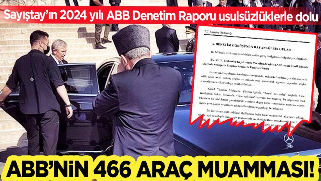 ABB’nin 466 araç muamması!
