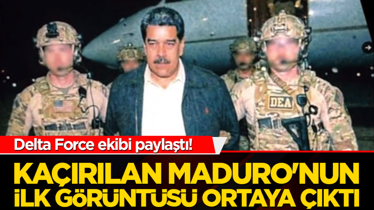 Kaçırılan Maduro'nun ilk görüntüsü ortaya çıktı