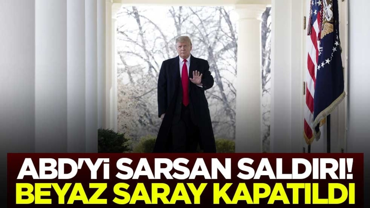 ABD'yi sarsan saldırı! Beyaz Saray kapatıldı
