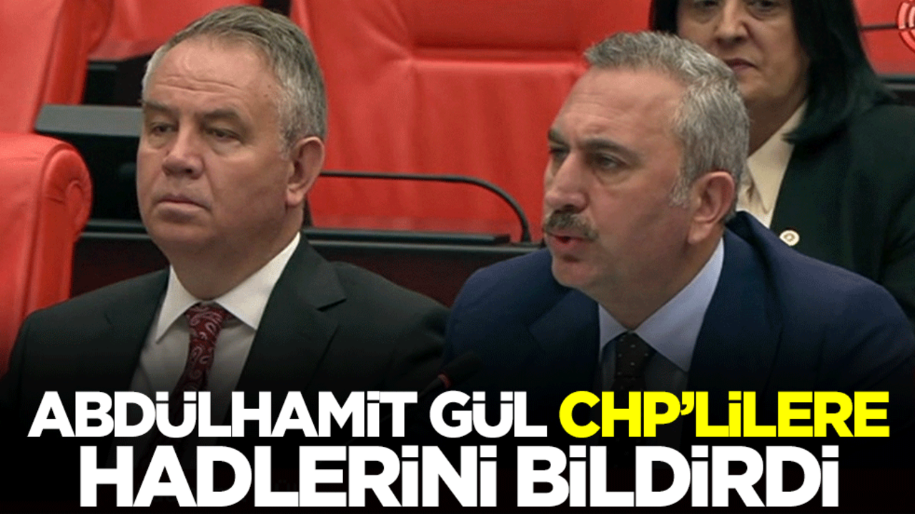 AK Parti Grup Başkanvekili Abdülhamit Gül CHP’lilere hadlerini bildirdi! "Cumhurbaşkanımıza kimse hakaret edemez!"