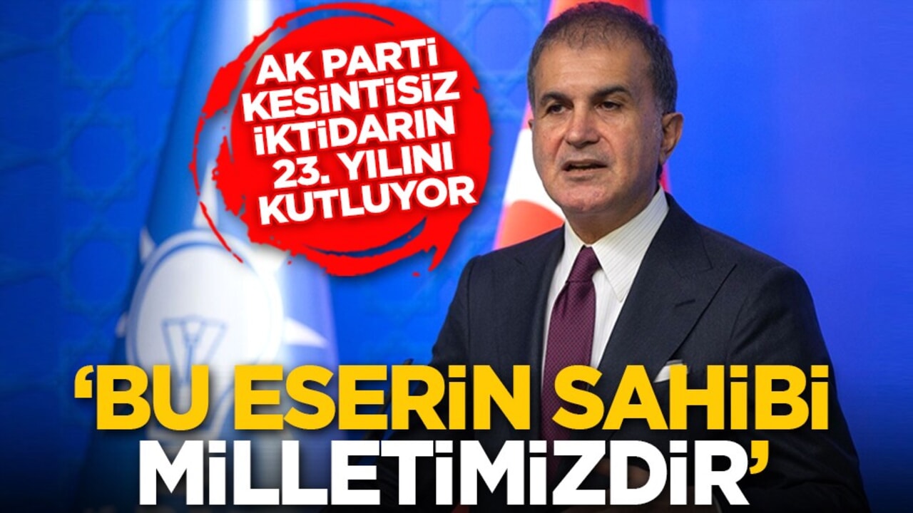AK Parti kesintisiz iktidarın 23. Yılını kutluyor: ‘Bu eserin sahibi milletimizdir’