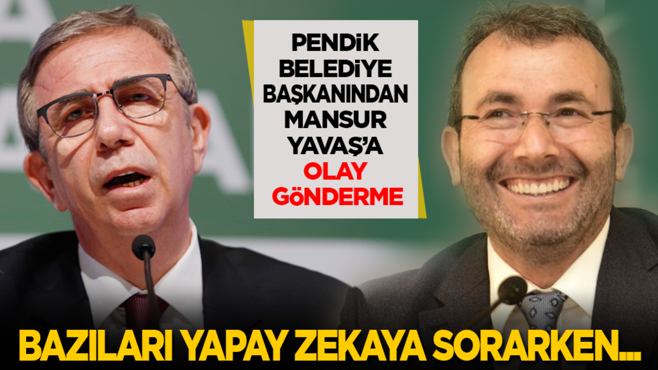 AK Parti’li başkandan Mansur Yavaş’a olay gönderme: Bazıları yapay zekaya sorarken biz 60 km yeni yolla trafiği rahatlattık!