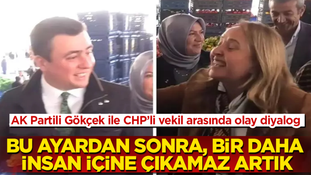 AK Partili Gökçek ile CHP’li vekil arasında olay diyalog! Bu ayardan sonra, bir daha insan içine çıkamaz artık