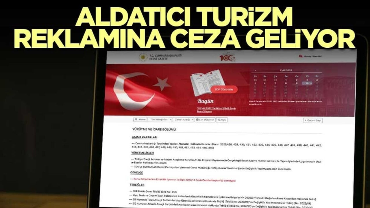 Aldatıcı turizm reklamına ceza geliyor