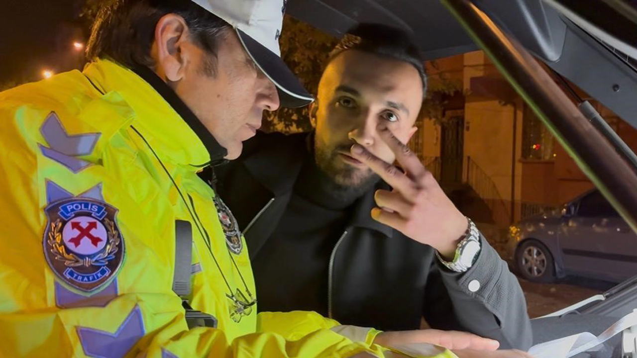 Alkollü rezalet polisi de şaşırtı: Mertcan bu ne yaa!