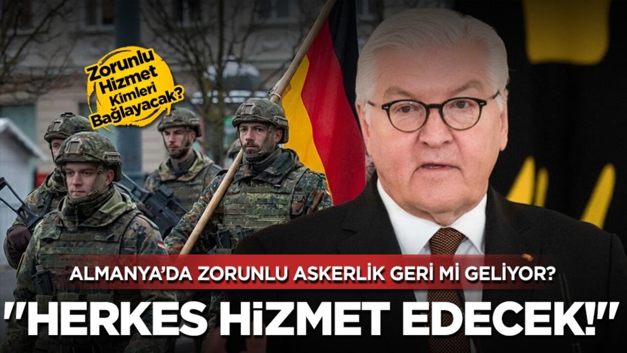 Almanya Cumhurbaşkanı Steinmeier’dan zorunlu askerlik açıklaması: "Daha fazla askere ihtiyacımız var"