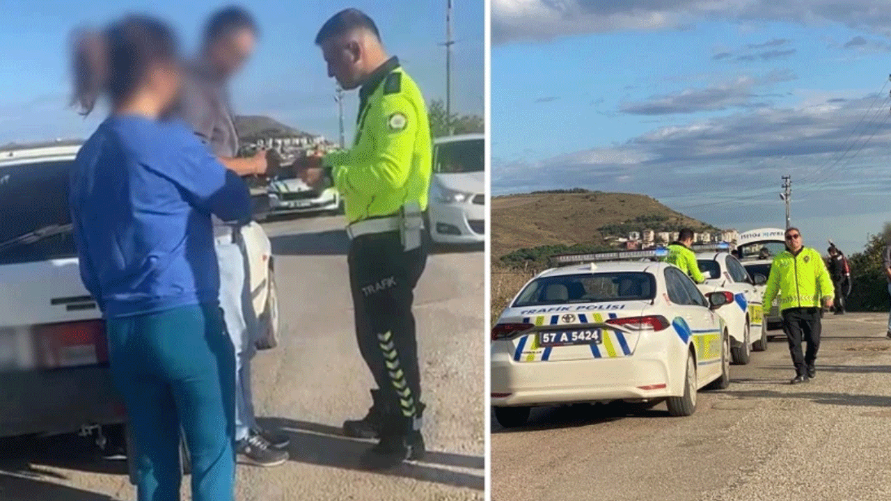 Arabadan içki şişesi fırlatılmasıyla başlayan kovalamaca 80 bin liralık cezayla bitti