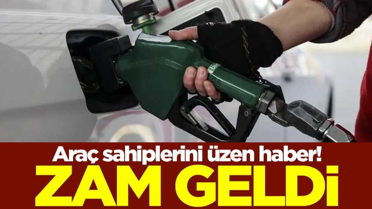 Araç sahiplerini üzen haber! Motorine zam geldi