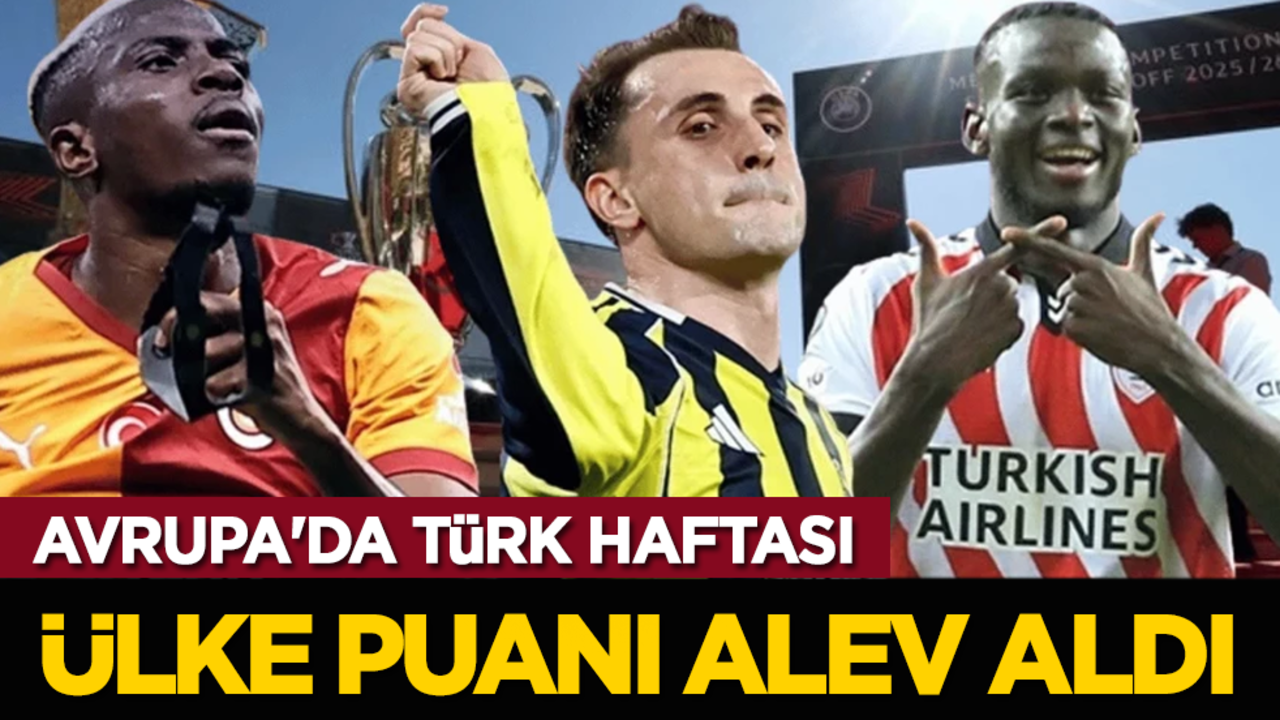 Avrupa'da Türk haftası! Ülke puanı alev aldı