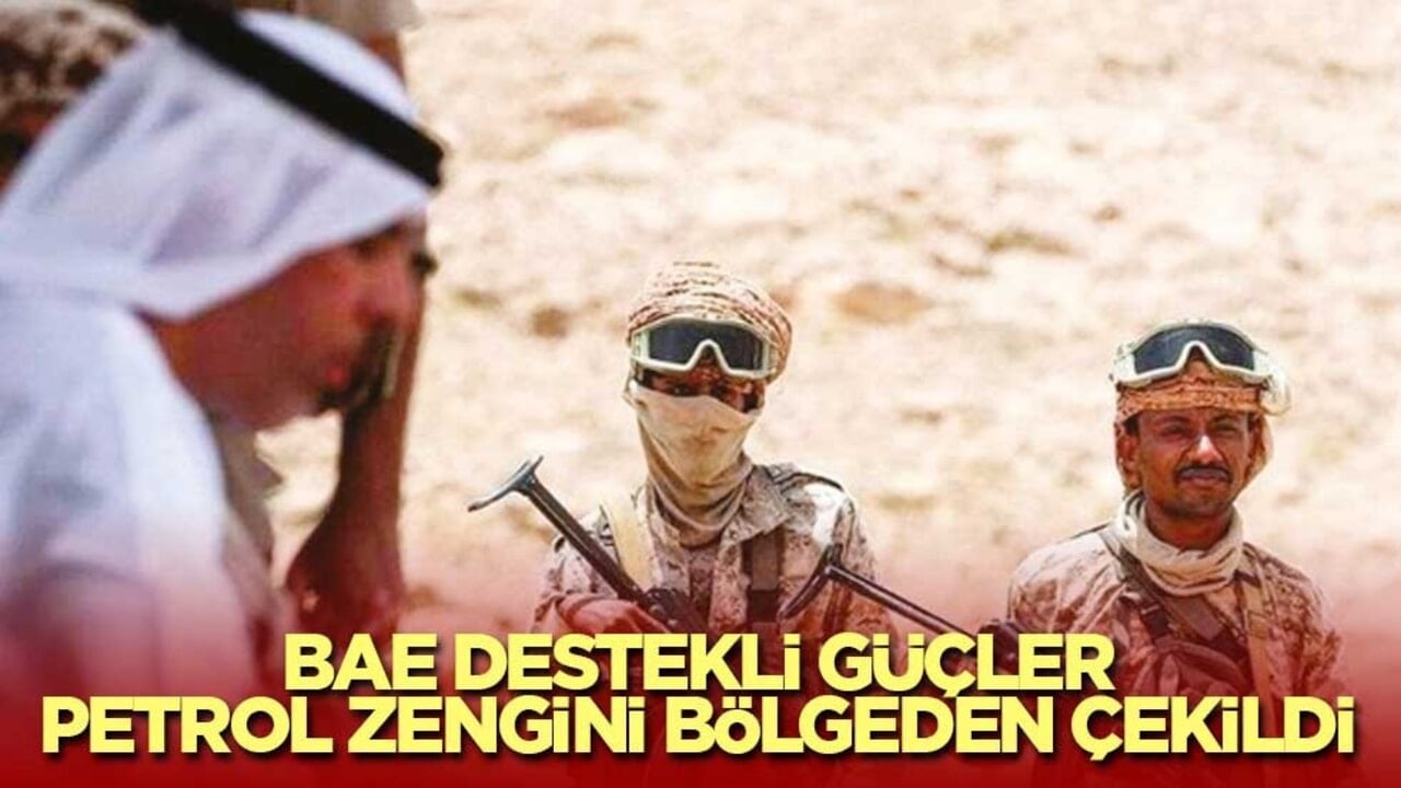 BAE destekli grup petrol zengini bölgeden çekildi