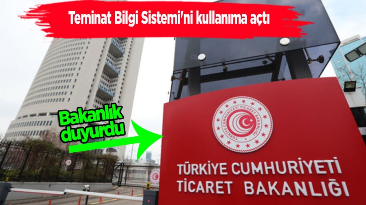 Bakanlık Teminat Bilgi Sistemi'ni kullanıma açtı! Türkiye'ye duyurdular! Gümrüklerde yeni dönem
