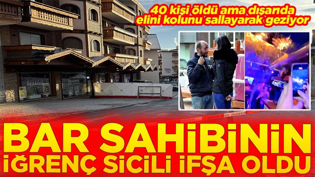 Bar sahibinin iğrenç sicili ortaya çıktı