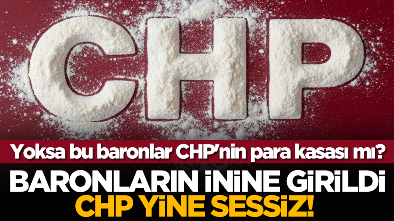 Baronların inine girildi, CHP yine sessiz! Yoksa bu baronlar CHP'nin para kasası mı?