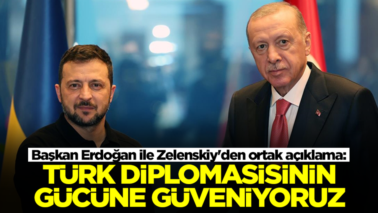 Başkan Erdoğan ve Zelenski'den önemli açıklamalar
