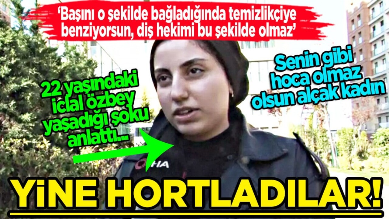 Başörtüsü nefreti hortladı: Başını bağlayınca temizlikçiye benziyorsun... Bir yobaz daha nefret kustu