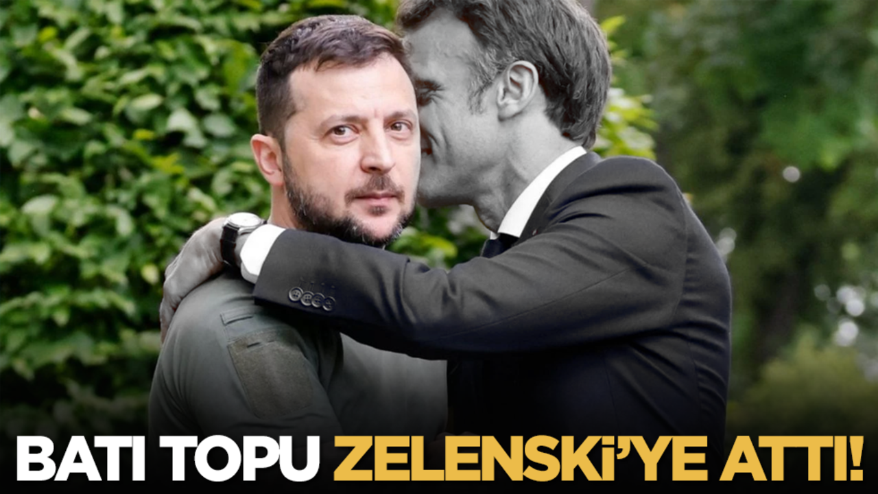Batı topu Zelenski’ye attı!