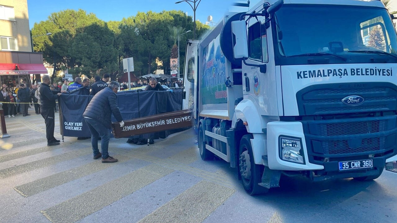 Belediyenin çöp kamyonu yaya geçidinde kadını ezip öldürdü