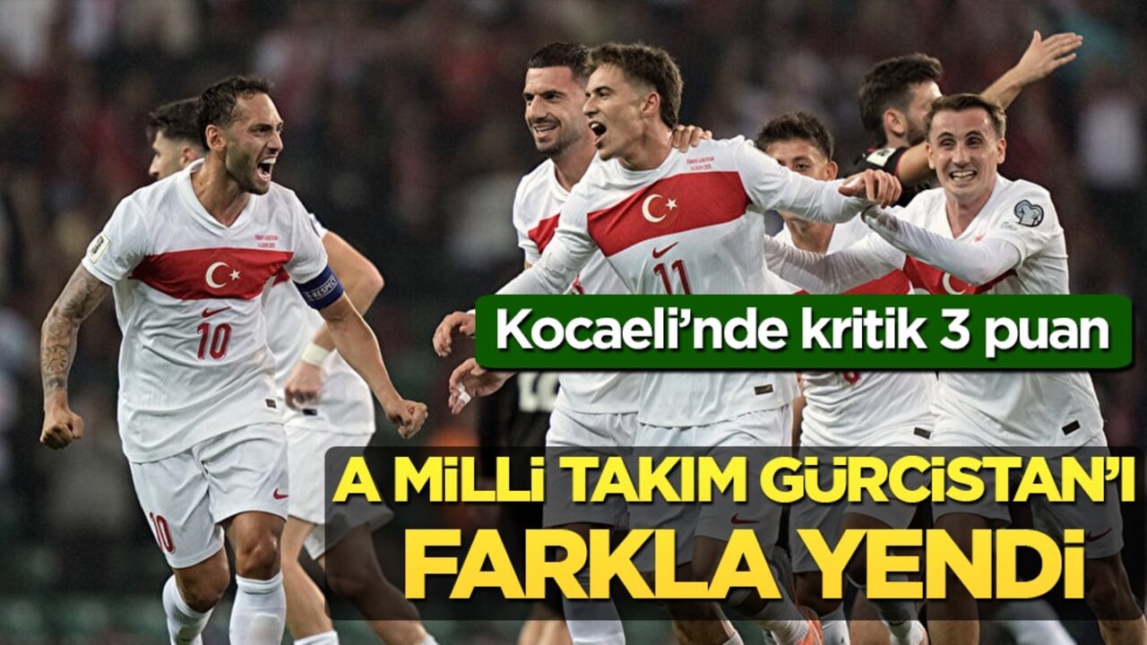 Bizim Çocuklar, Gürcistan’ı 4 golle geçti