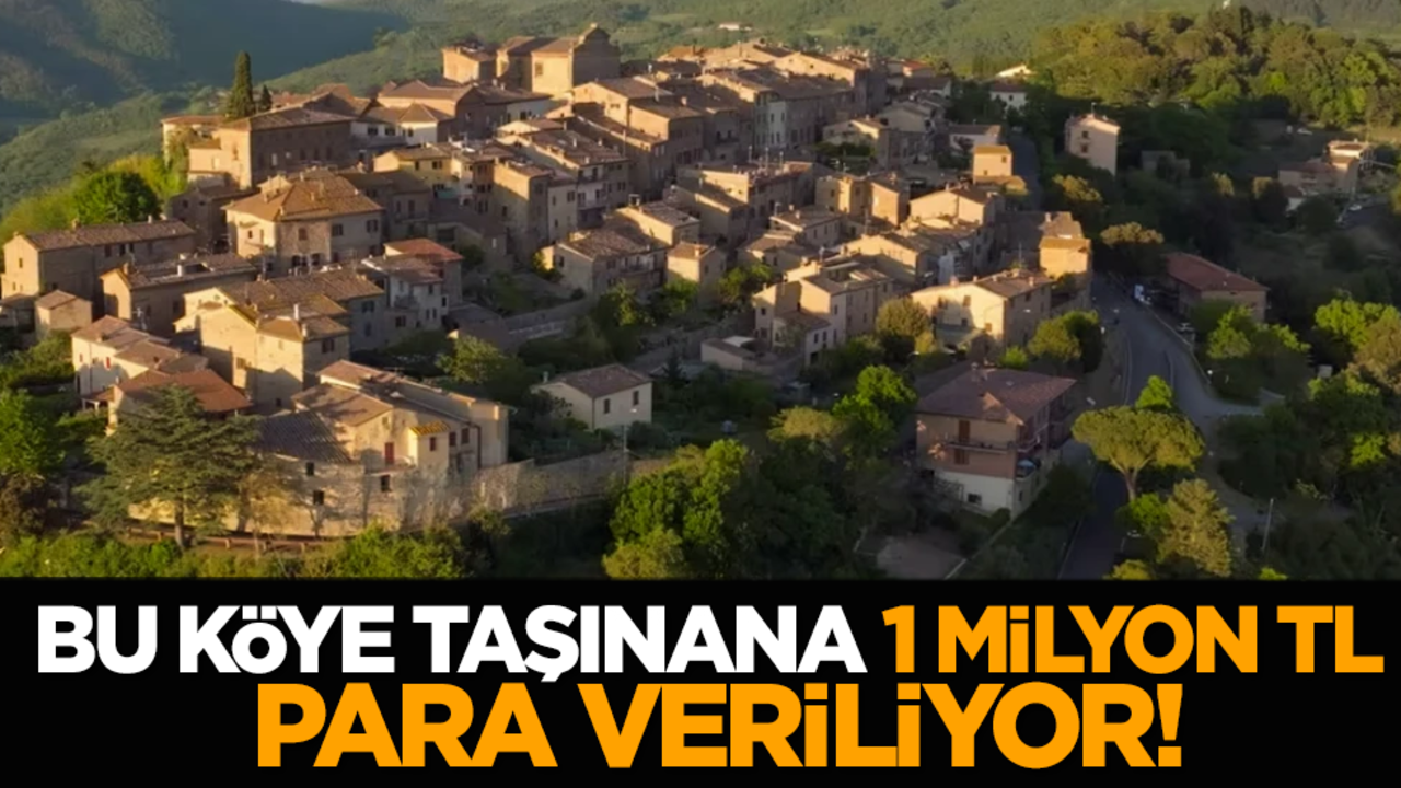 Bu köye taşınana 1 milyon TL para veriliyor!