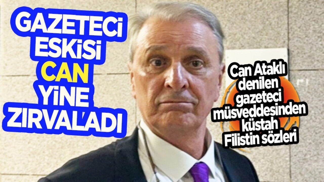 Canlı yayında Can Ataklı'dan büyük skandal: Dinci çevreler hariç Filistin konusu gündem falan değil