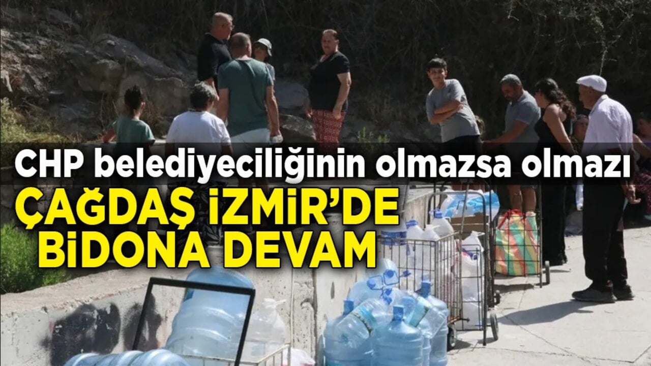 CHP belediyeciliğinin olmazsa olmazı! Çağdaş İzmir’de bidona devam