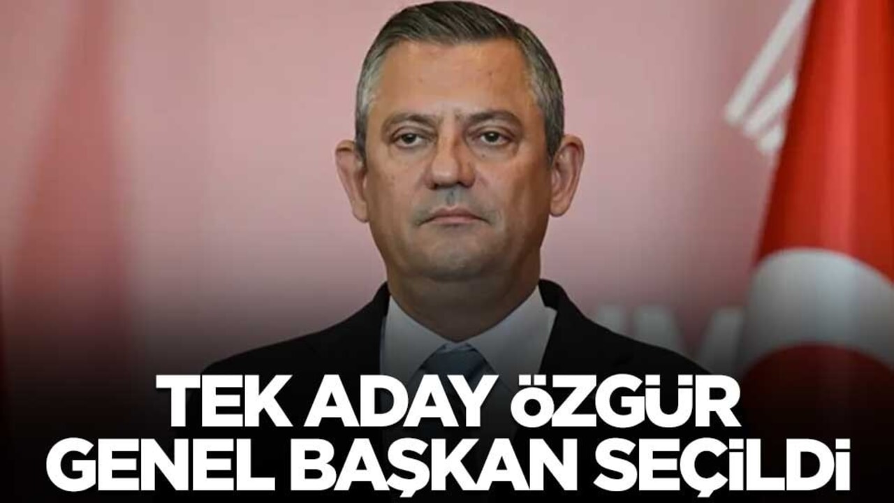 CHP'nin 39. Olağan Kurultayı'nda tek aday Özgür Özel yeniden genel başkan seçildi