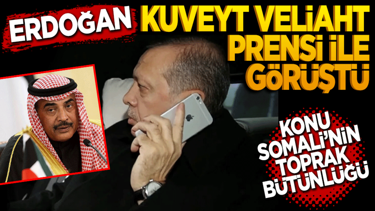 Cumhurbaşkanı Erdoğan, Kuveyt Veliaht Prensi ile görüştü