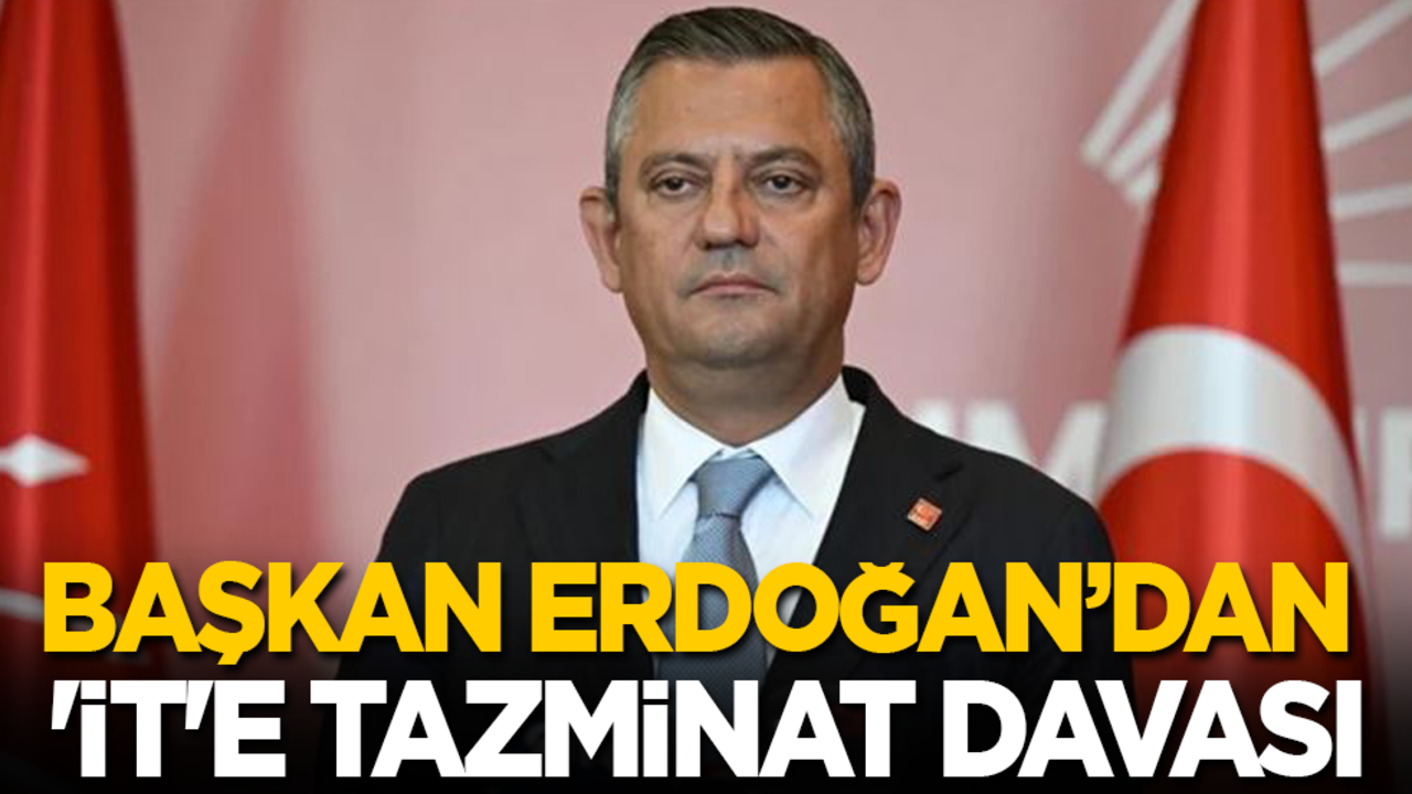 Cumhurbaşkanı Erdoğan’dan 'it'e 500 bin liralık tazminat davası