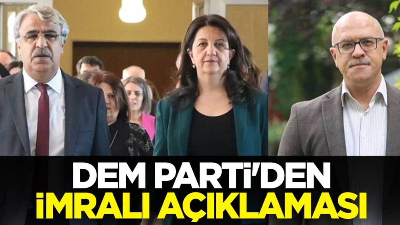 DEM Parti'den İmralı açıklaması