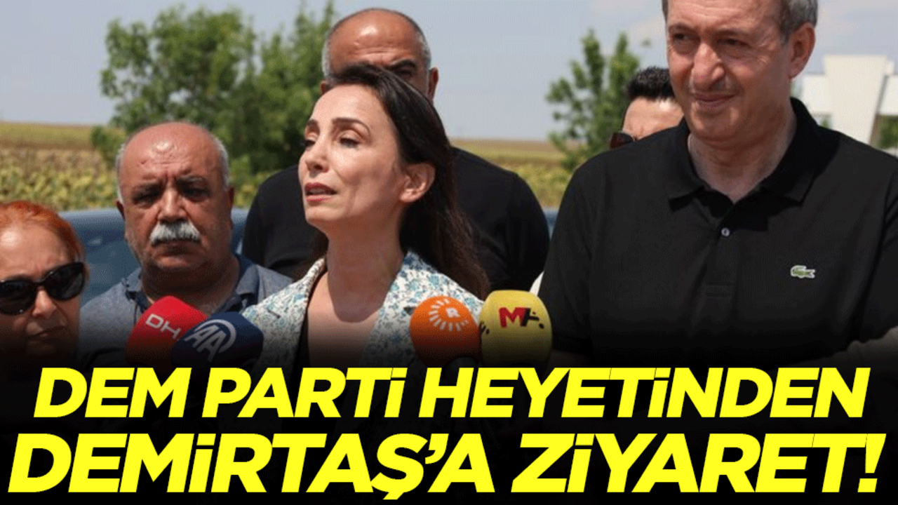 DEM'den Demirtaş'a ziyaret!