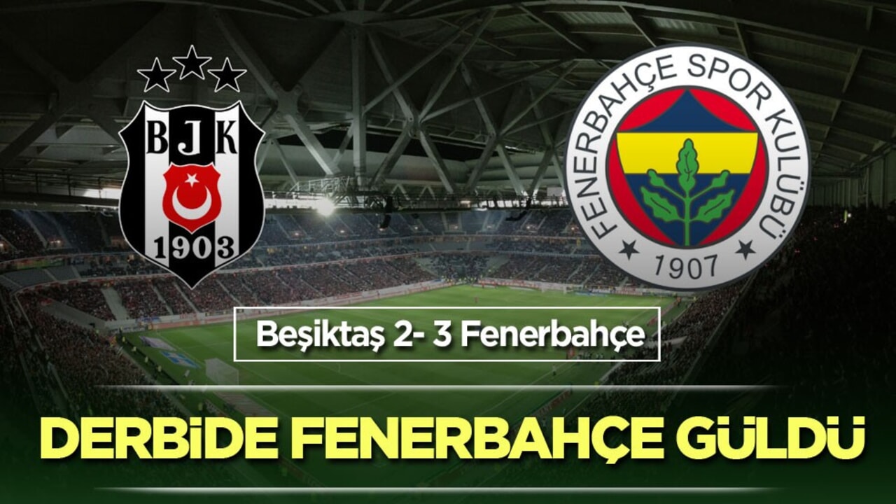 Derbide Fenerbahçe güldü