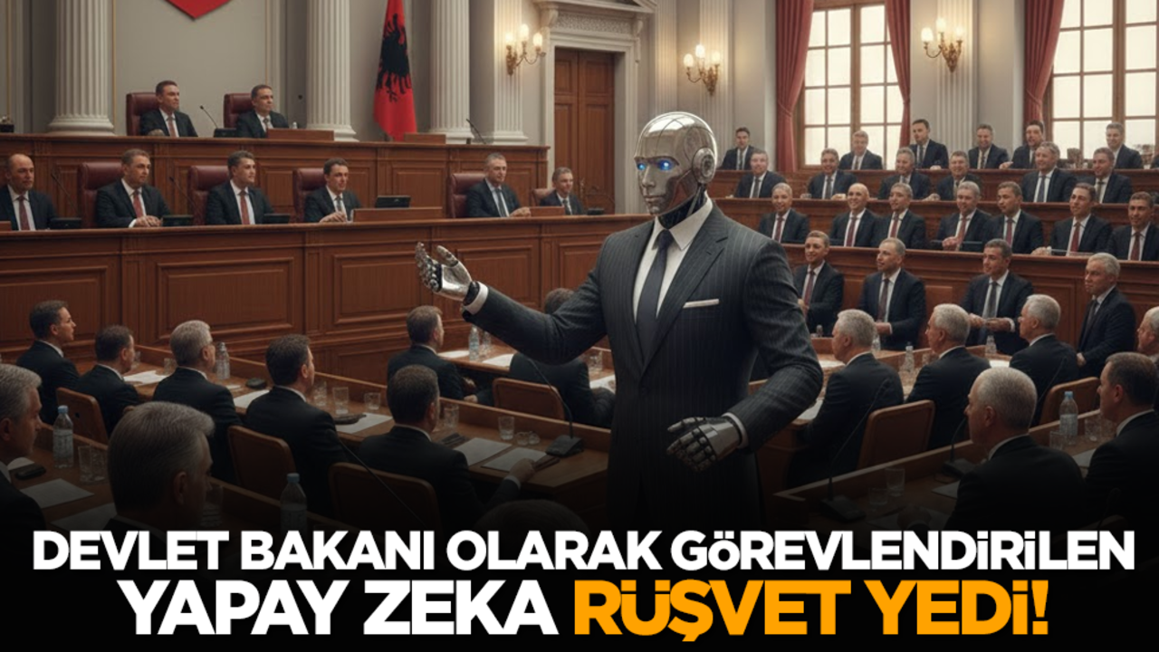 Devlet bakanı olarak görevlendirilen yapay zeka rüşvet yedi!