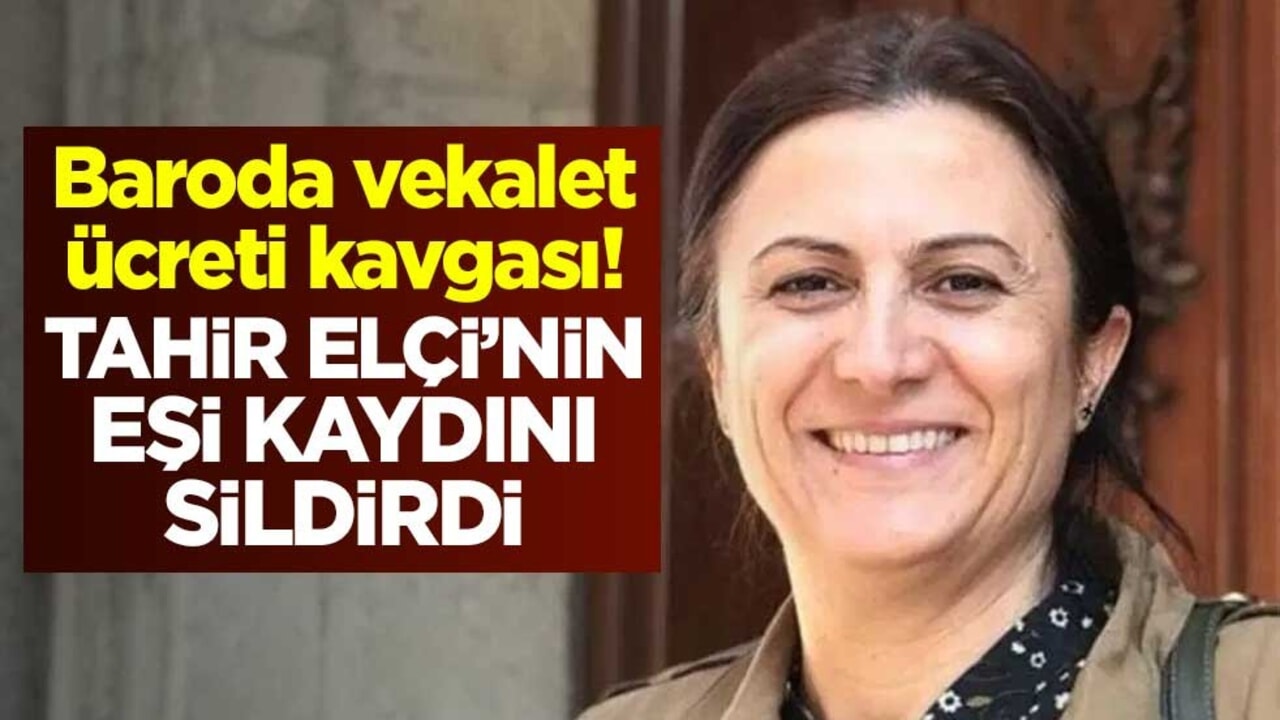 Diyarbakır Barosu’nda vekalet ücreti kavgası! Tahir Elçi’nin eşi Türkan Elçi kaydını sildirdi