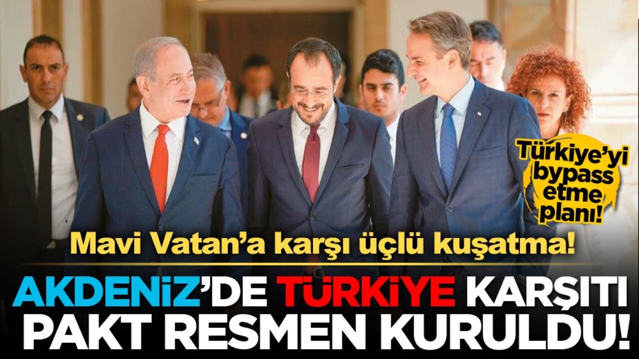 Doğu Akdeniz’de üçlü savunma hattı: İsrail, Yunanistan ve GKRY’den stratejik ittifak