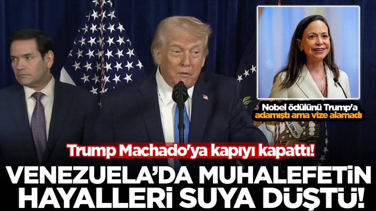 Donald Trump, Maria Corina Machado'ya kapıyı kapattı