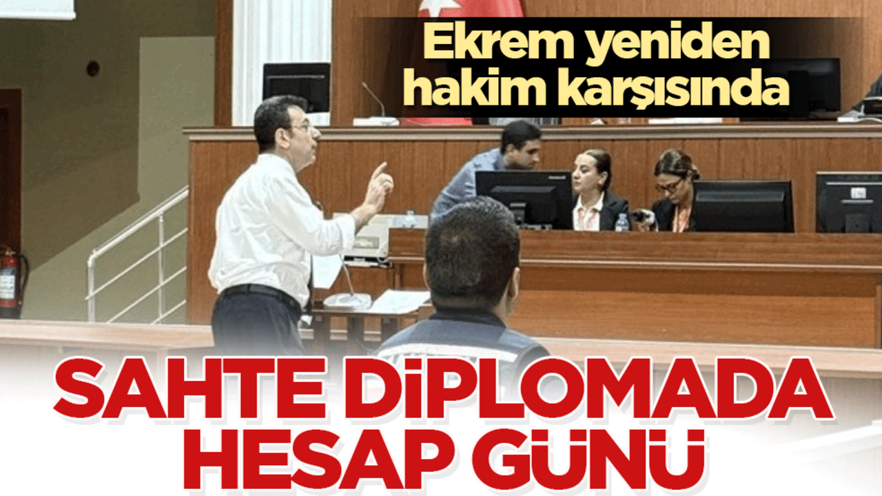 Ekrem yeniden hakim karşısında: Sahte diplomada hesap günü