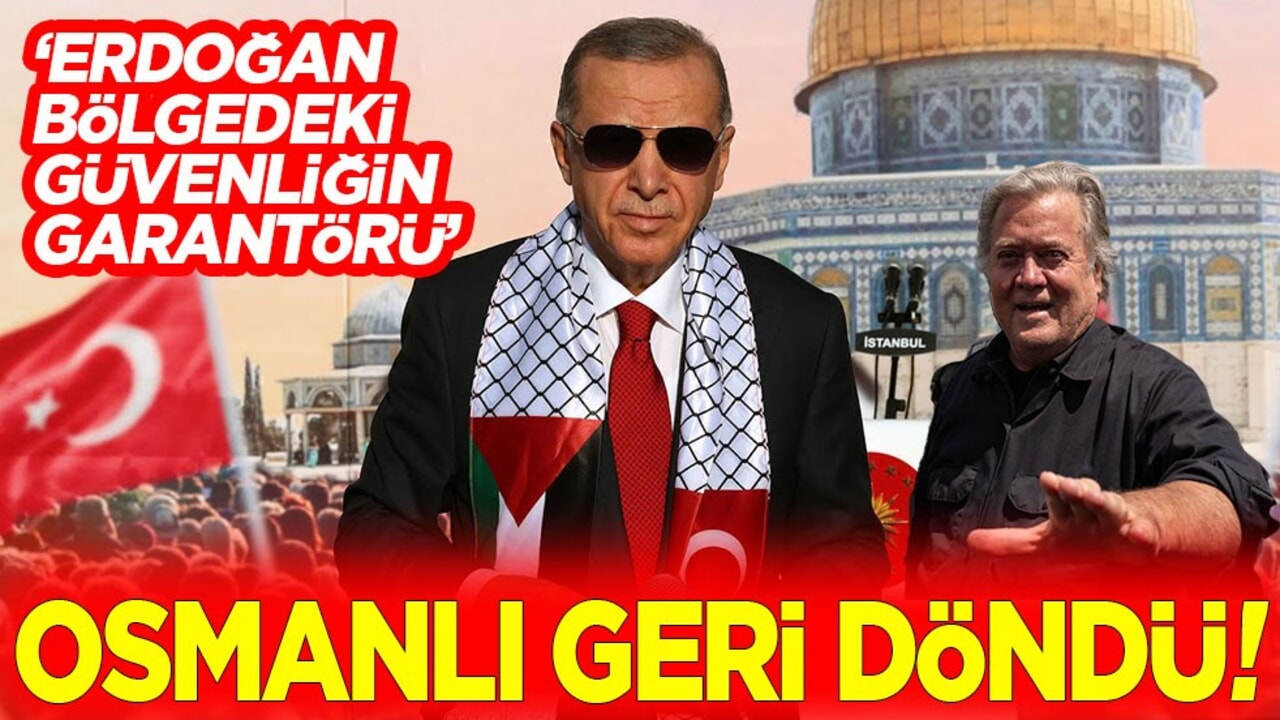 Erdoğan bölgedeki güvenliğin garantörü. Osmanlı geri döndü!