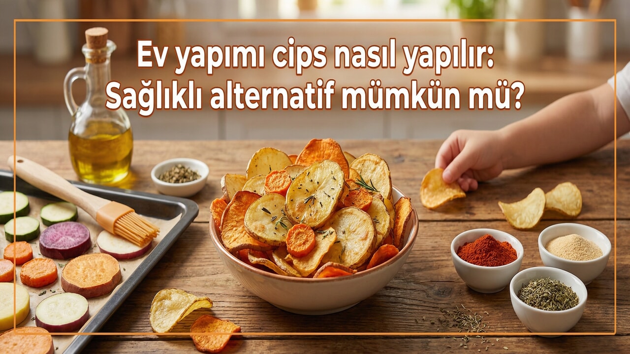 Ev yapımı cips nasıl yapılır: Sağlıklı alternatif mümkün mü?