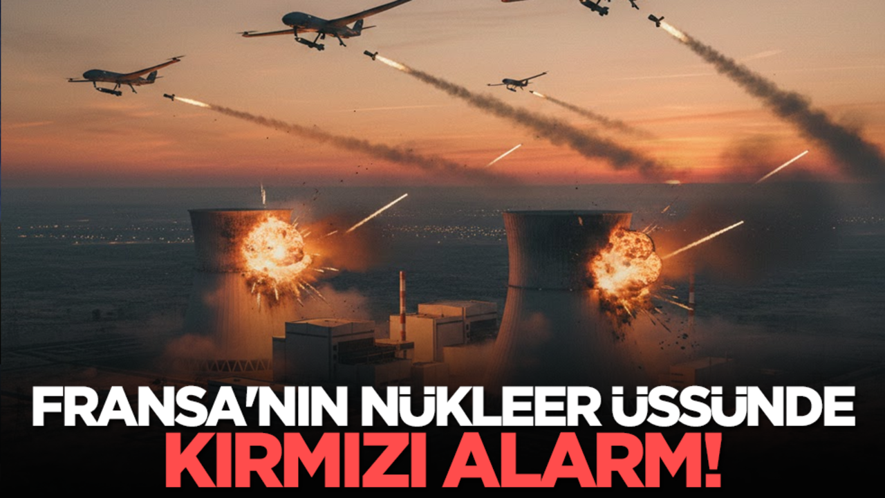 Fransa'nın nükleer üssünde kırmızı alarm!