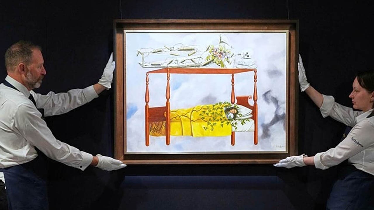 Frida Kahlo, açık artırmada tarih yazdı: Otoportre 54,7 milyon dolara satıldı